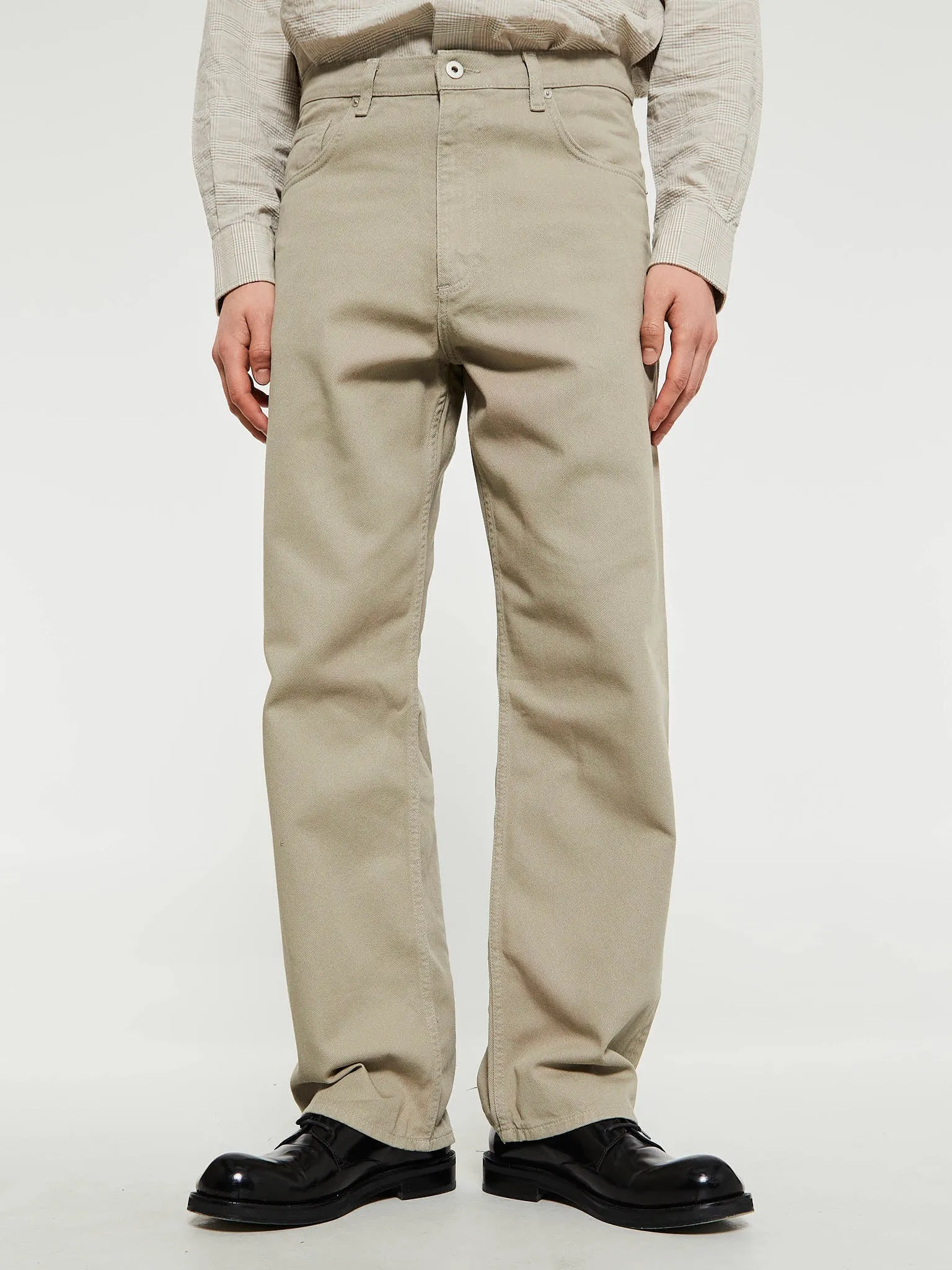 Mogens Relaxed 5 Pocket Heavy Twill Pants in Clay