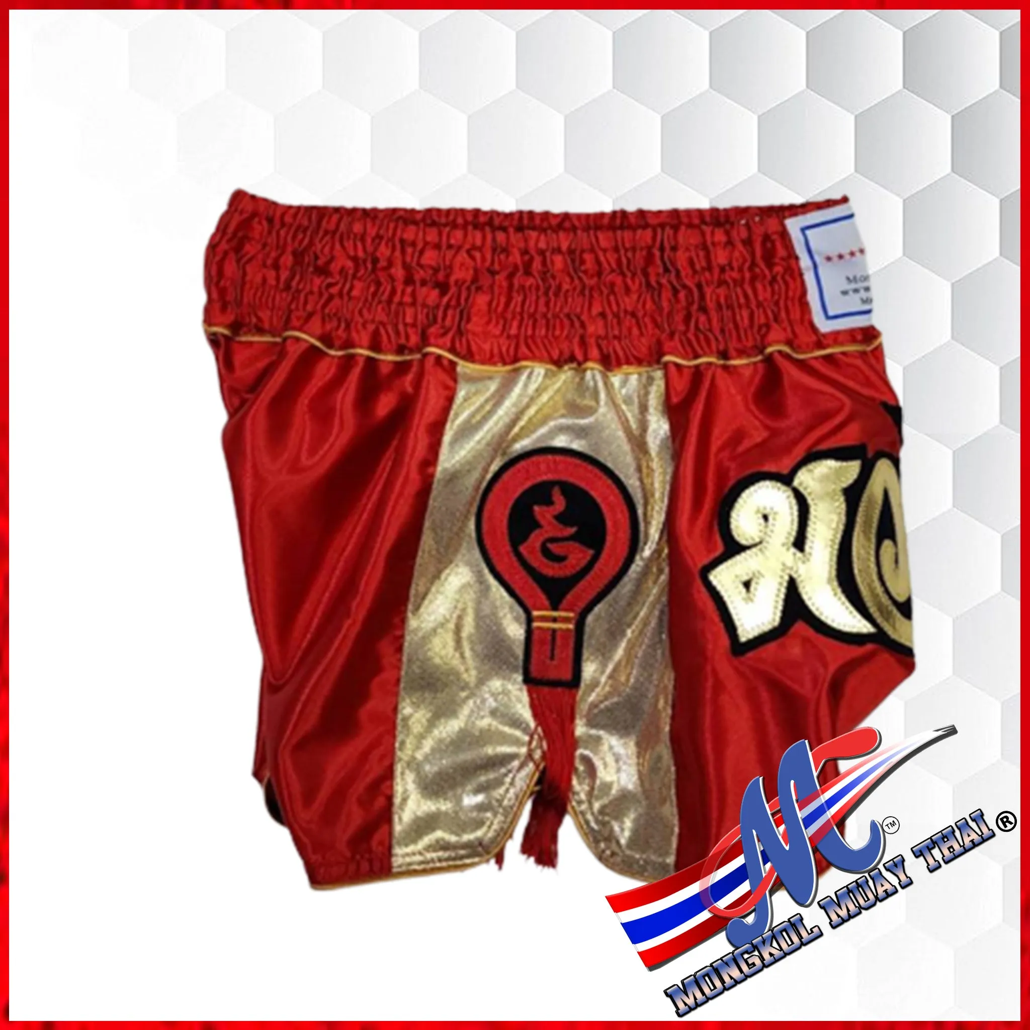 Mongkol Thai shorts mongkol style Red NEW