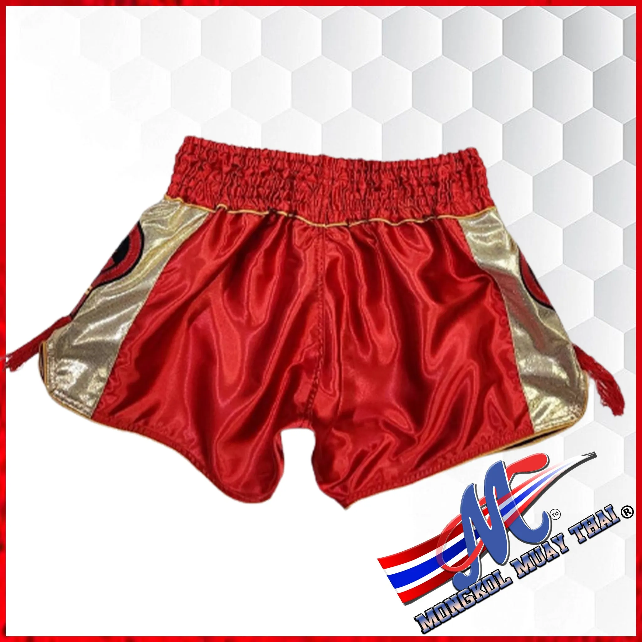 Mongkol Thai shorts mongkol style Red NEW