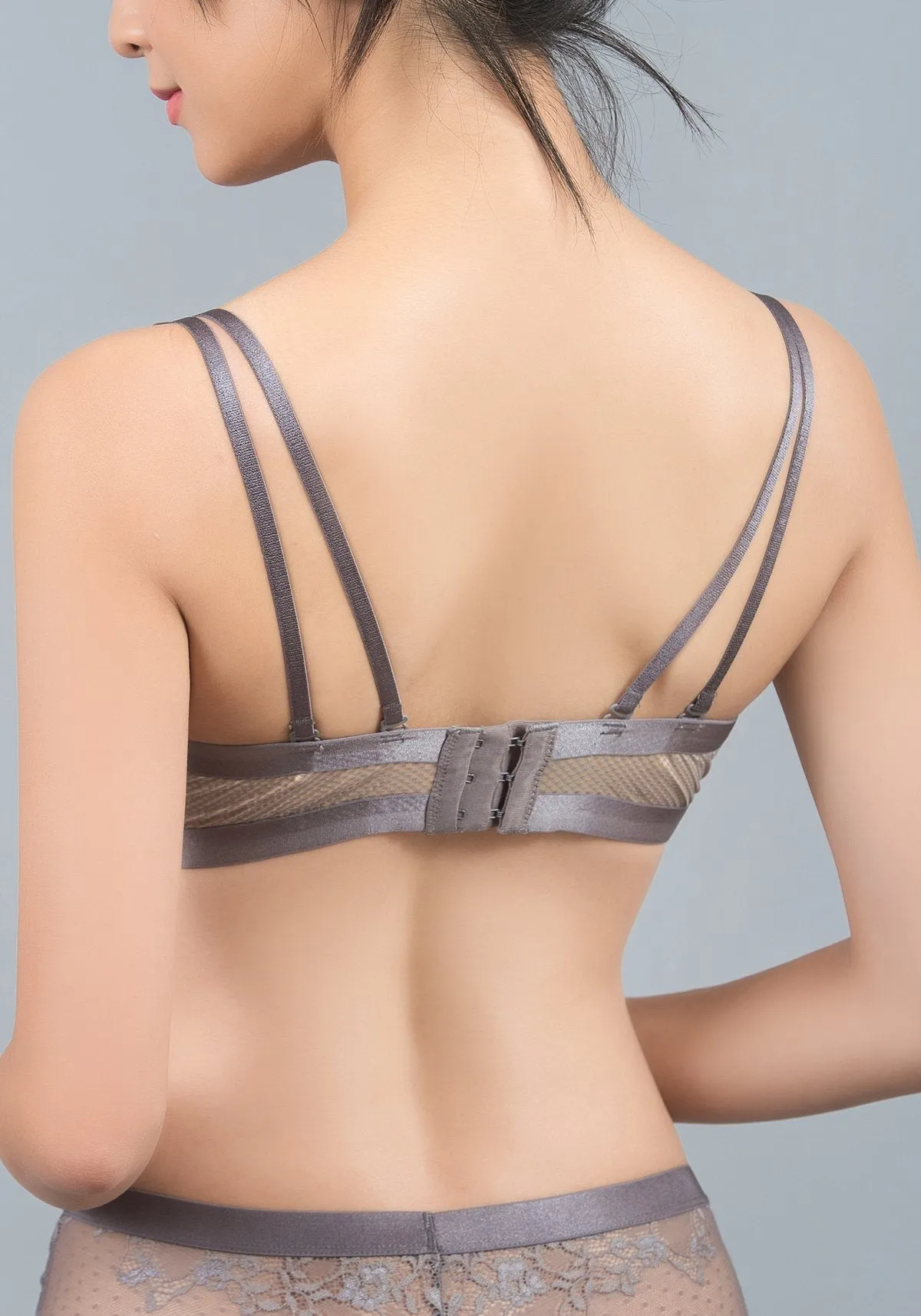 Multiway Straps Demi Seamless Wireless Push Up Bra for Women A/B Cups  #11725