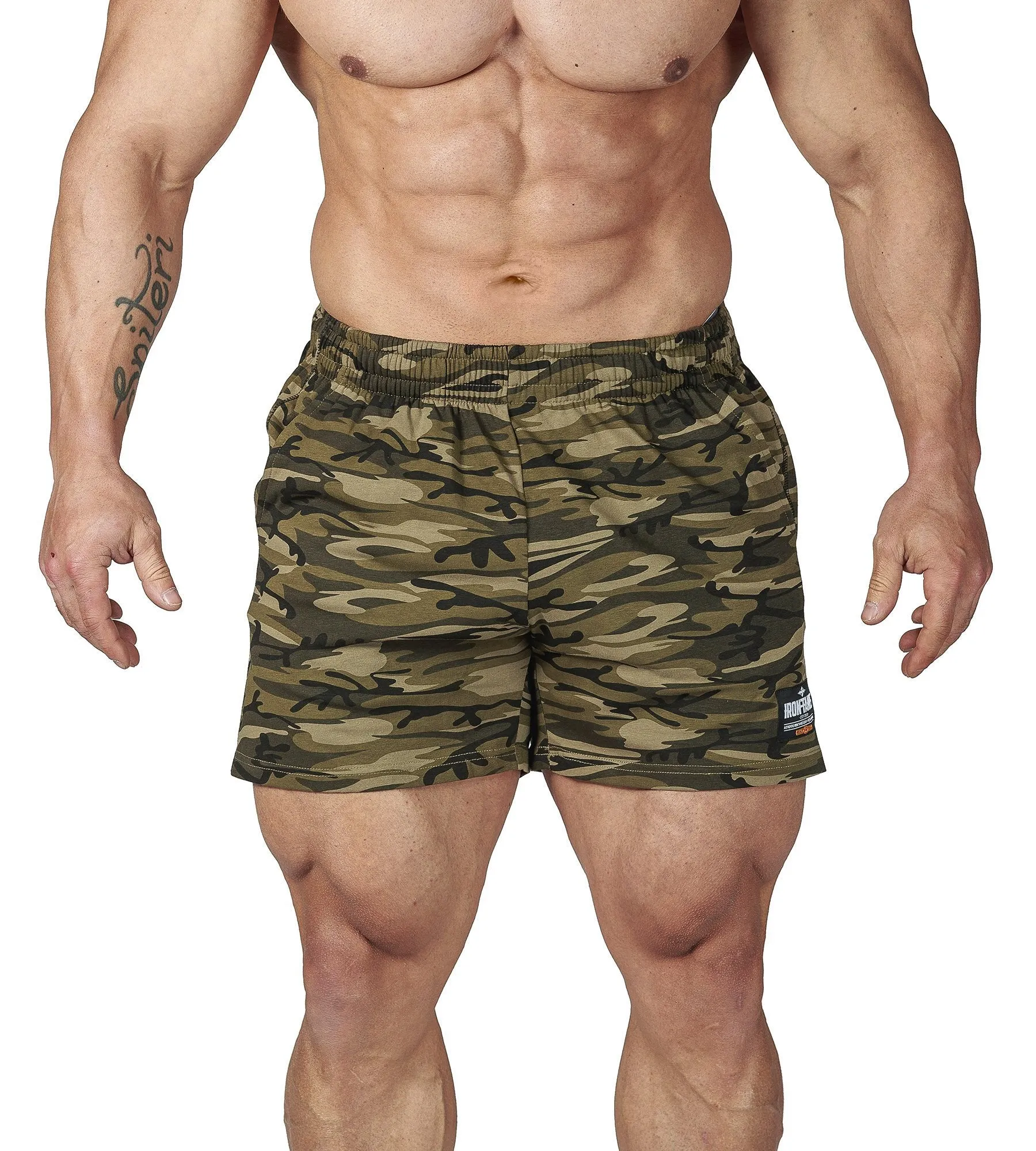 N1 Classic Gym Shorts II - Woodland Camo