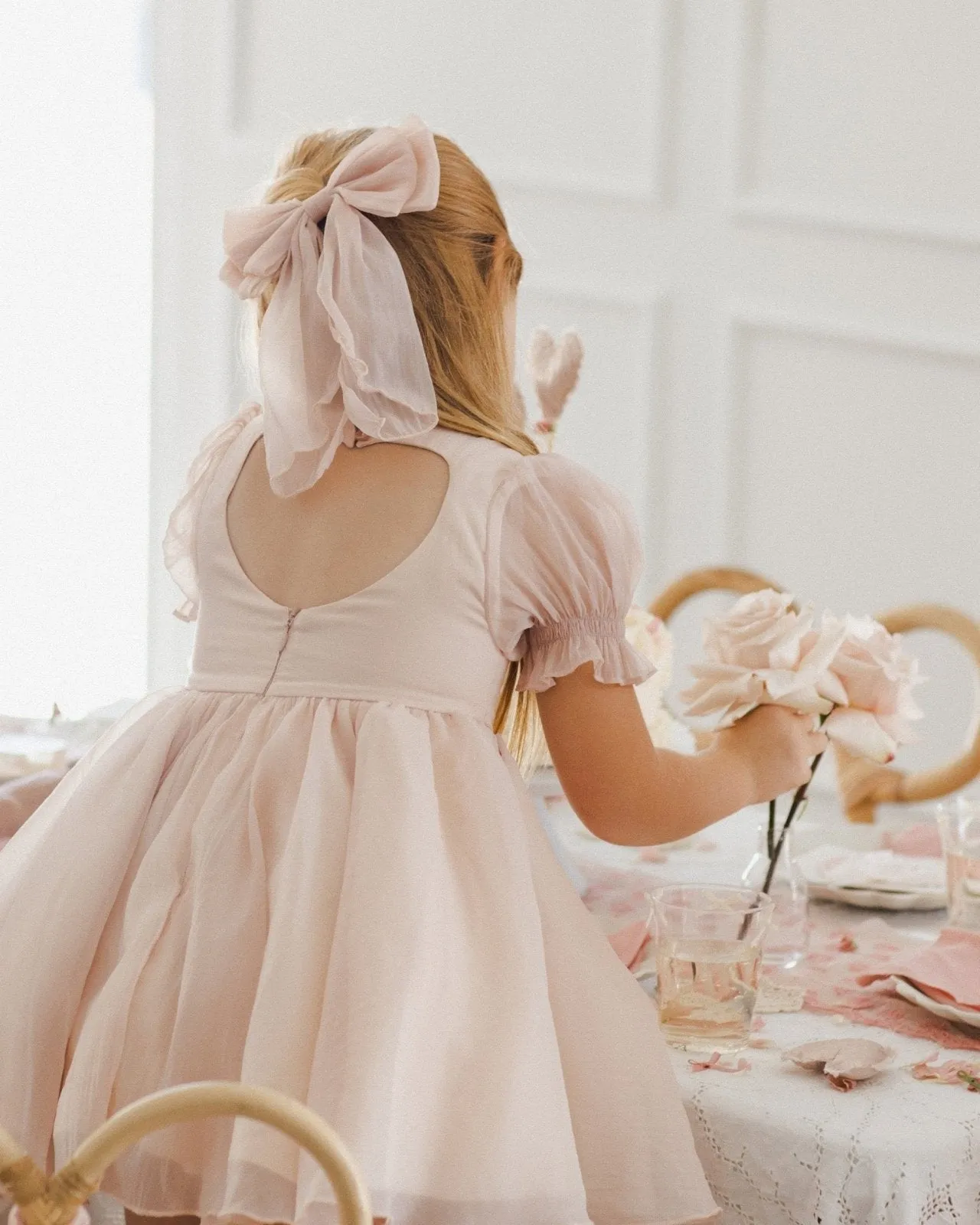 NoraLee Alice Hair Bow - Bubblegum Color