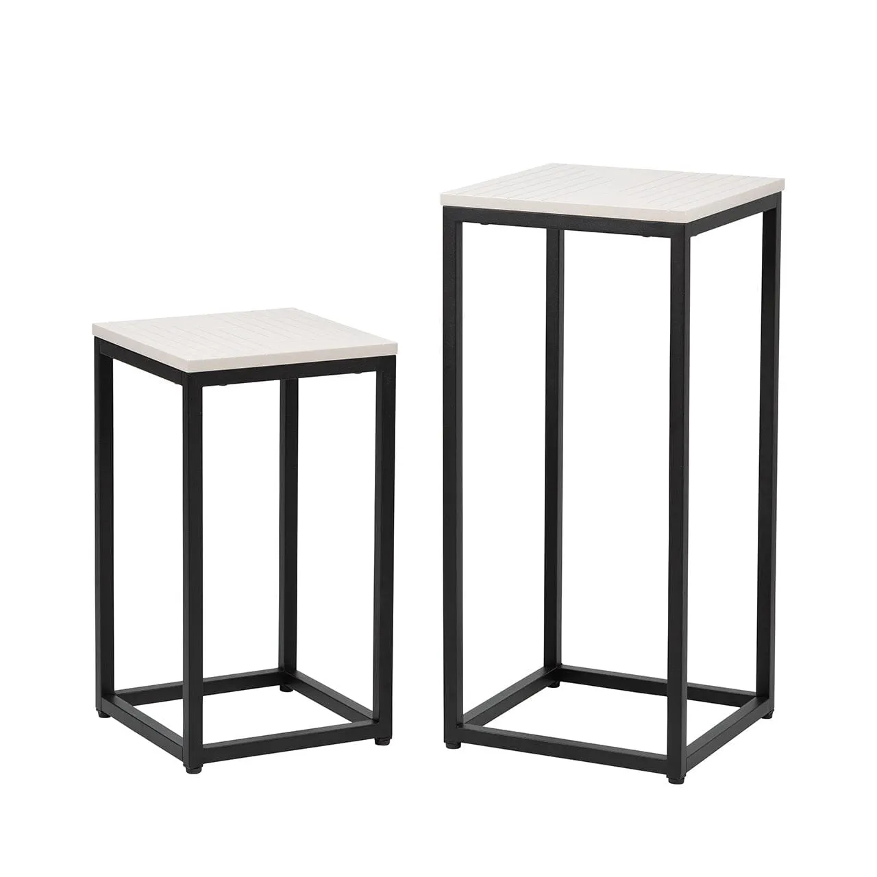 Page Set of 2 Plant Stand Summer Grey