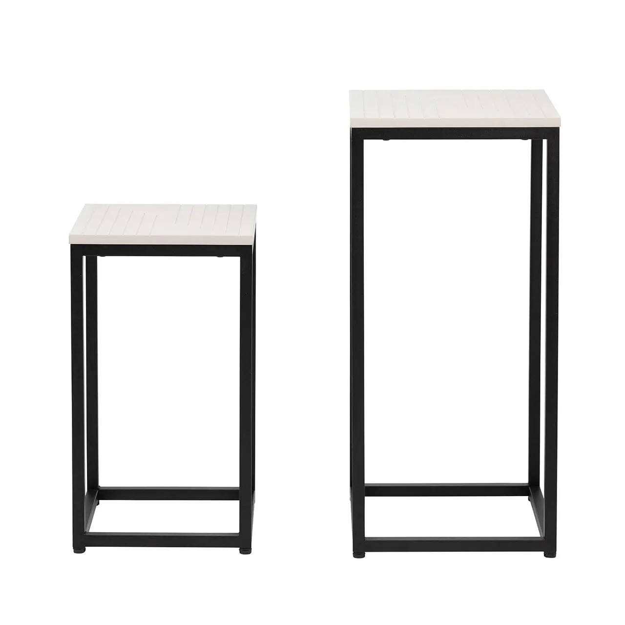 Page Set of 2 Plant Stand Summer Grey