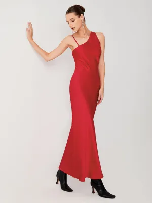 Perfect Moment Graceful Satin Long Dress