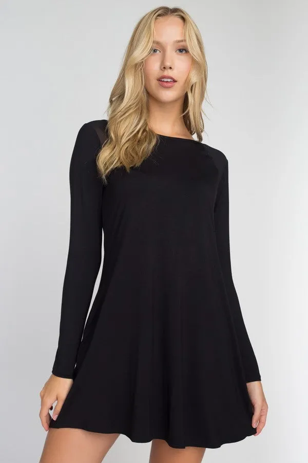 Perfectly Mesh Long Sleeve Dress