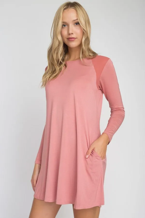 Perfectly Mesh Long Sleeve Dress