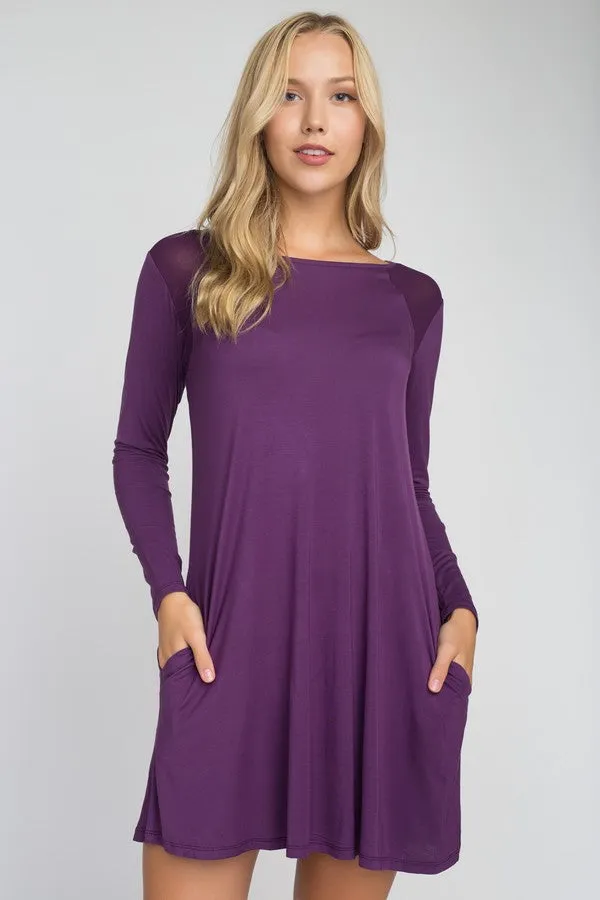 Perfectly Mesh Long Sleeve Dress