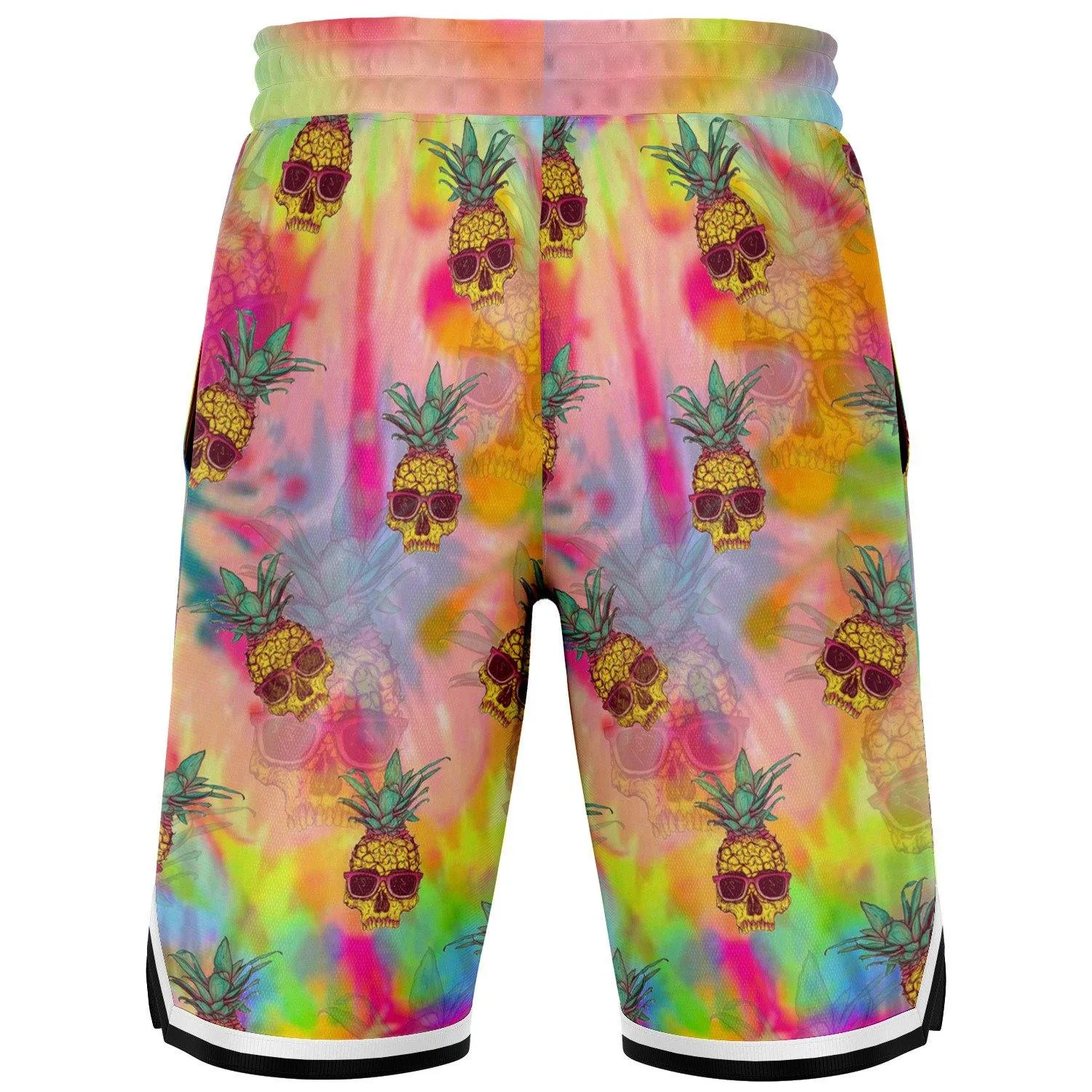 Pineapple Skull Basketball Shorts