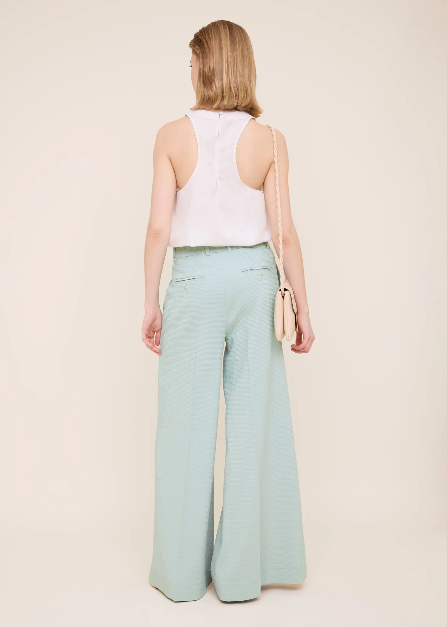 Racerback linen top