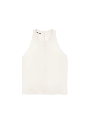 Racerback linen top