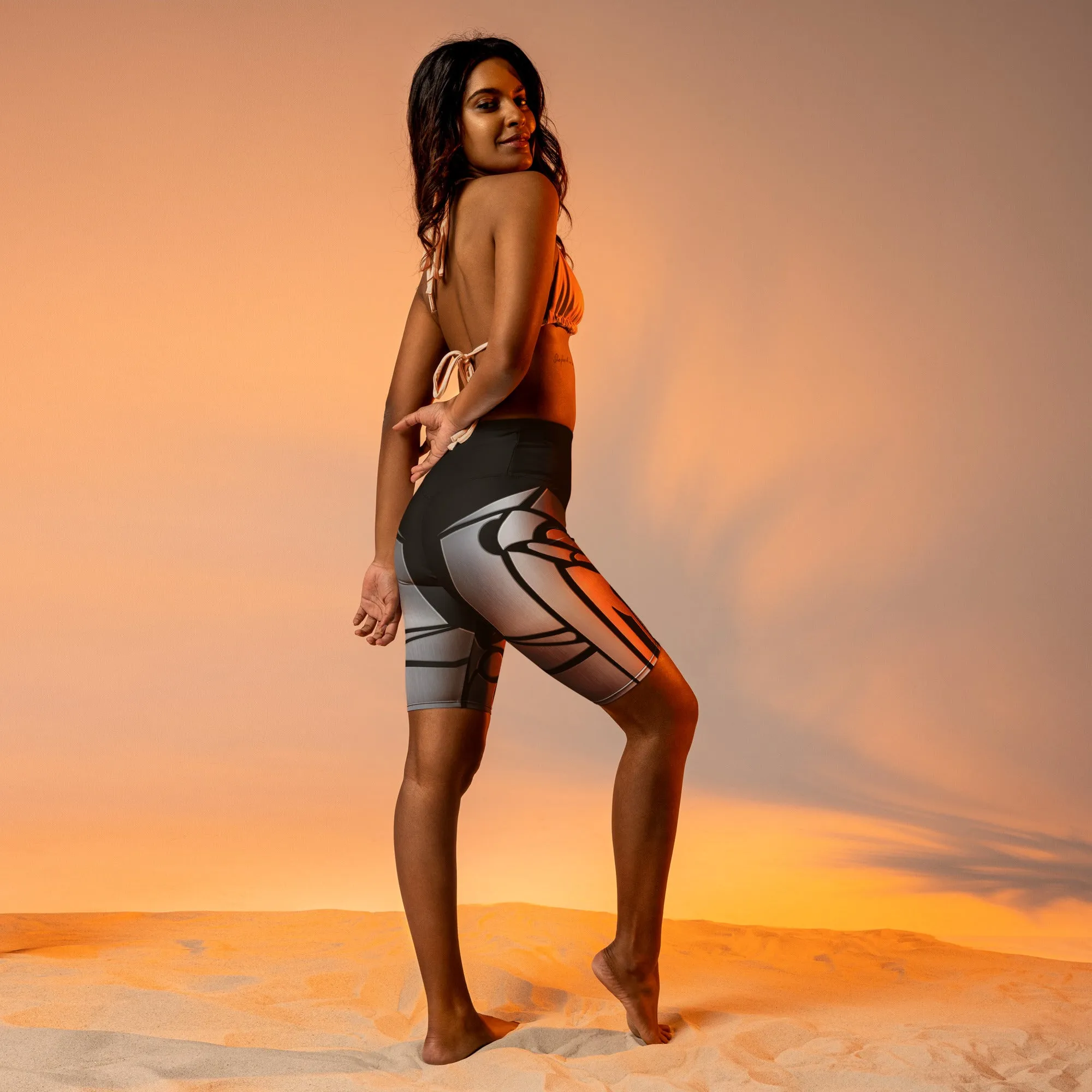 Robo Chic Armor Biker Shorts
