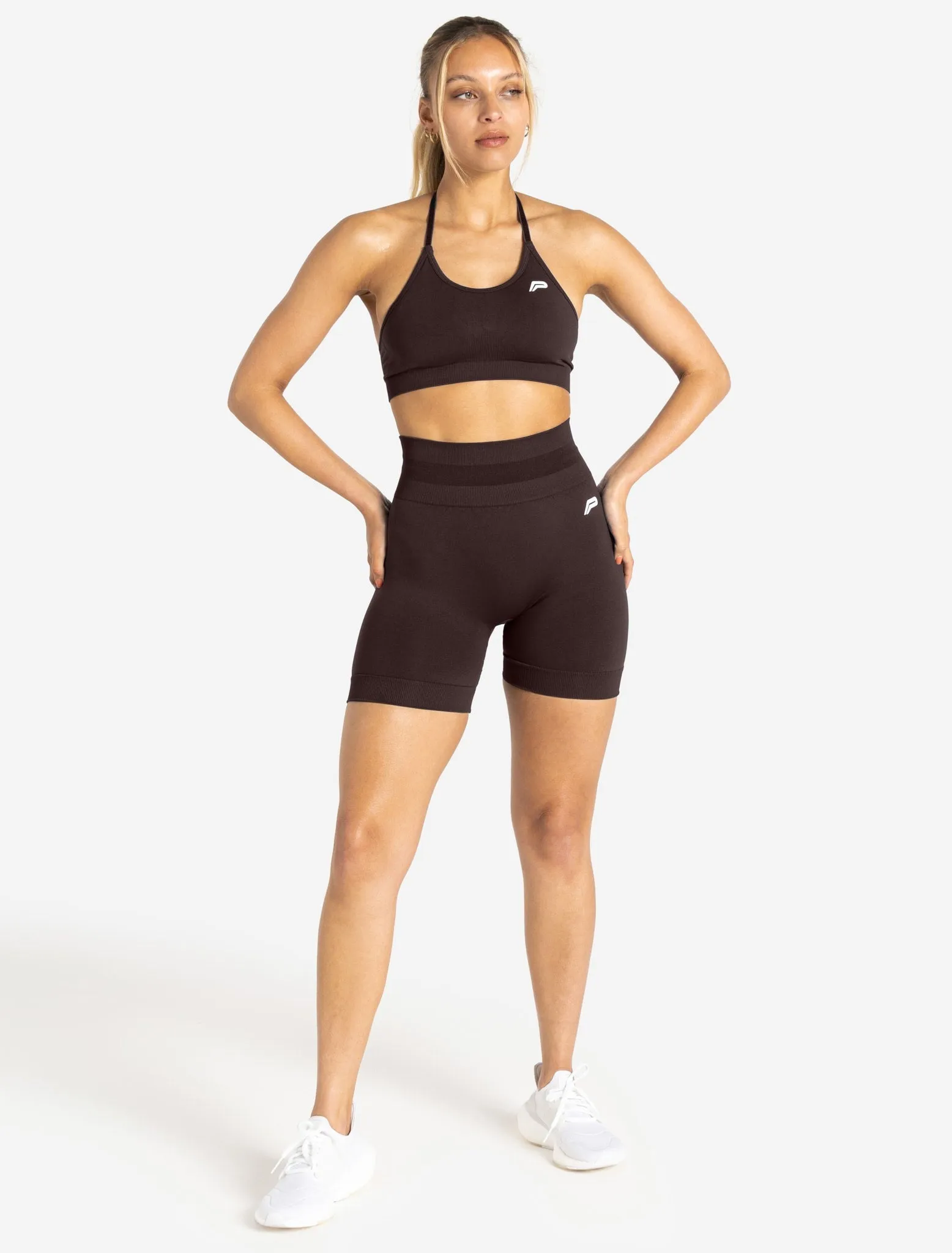 Scrunch Seamless Shorts - Chocolate Plum