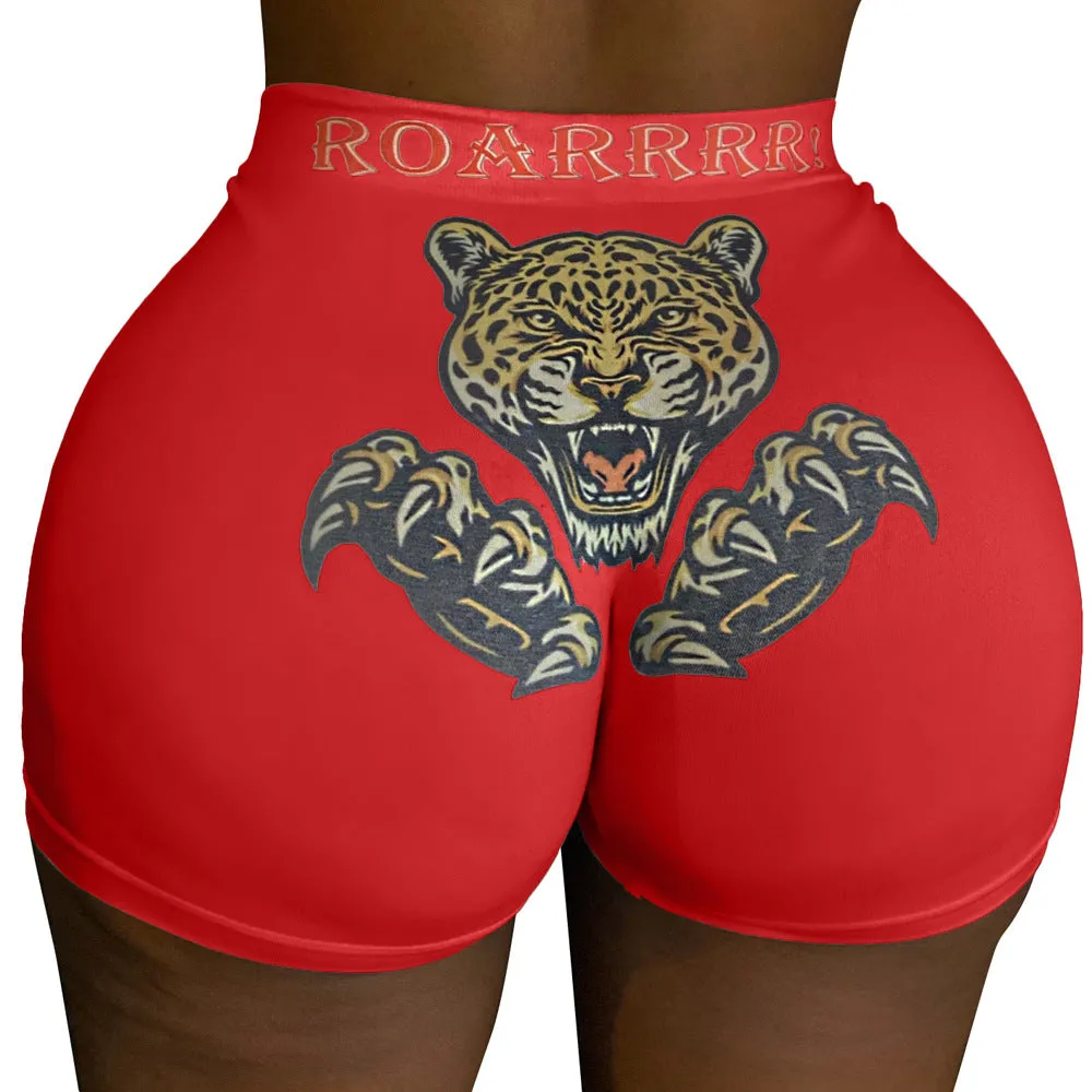 Sexy Europe Women Popular Trendy Personality Printed Shorts Loungewear