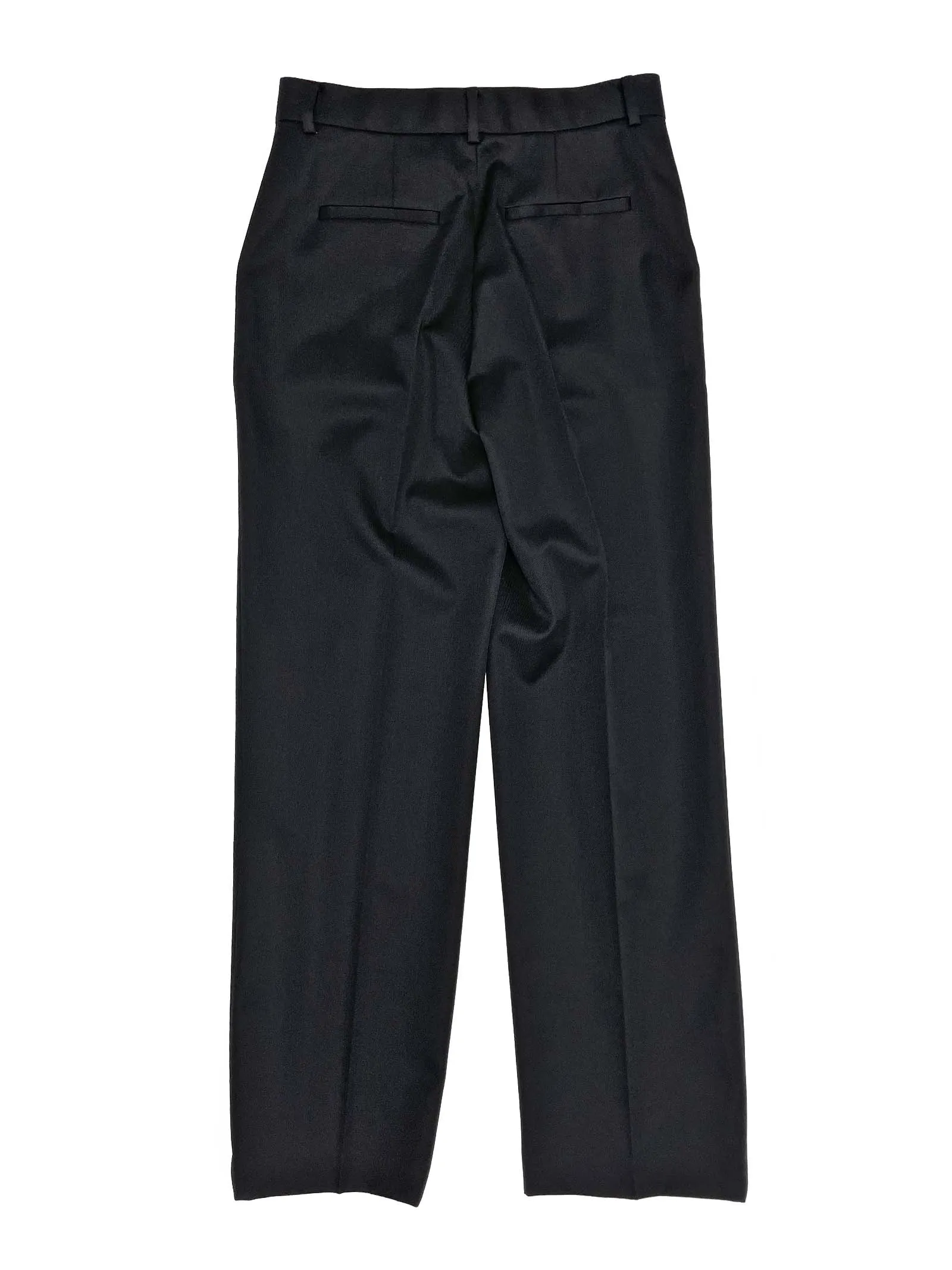 Structured Oversized Trouser in Black