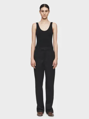 Structured Oversized Trouser in Black