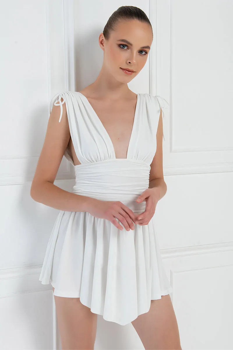 Summer Perfection Graceful Ruched Mini Dress