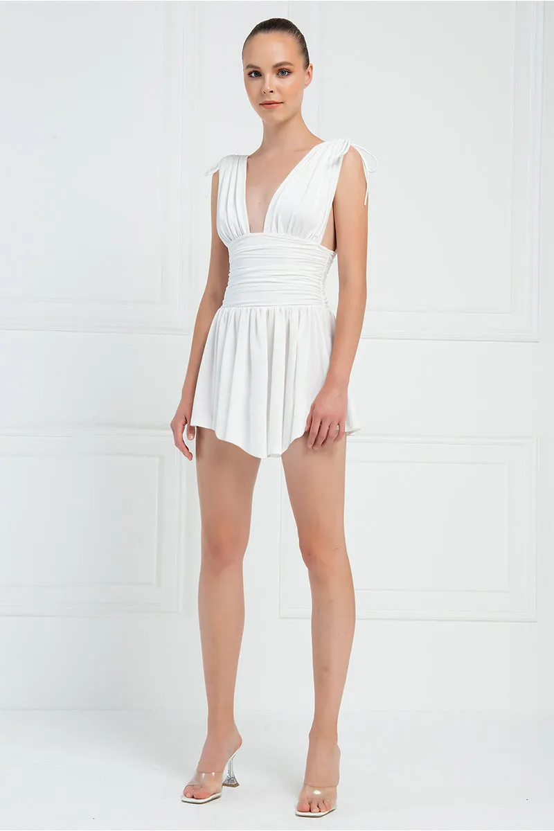 Summer Perfection Graceful Ruched Mini Dress