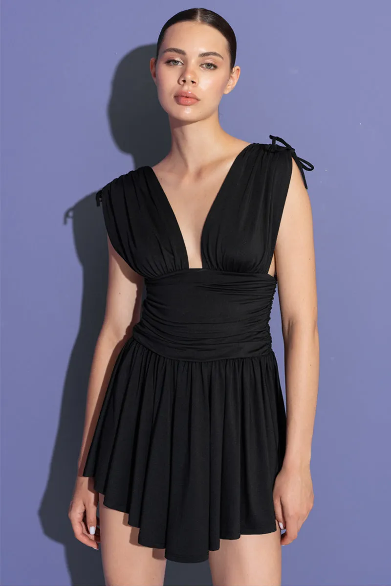 Summer Perfection Graceful Ruched Mini Dress