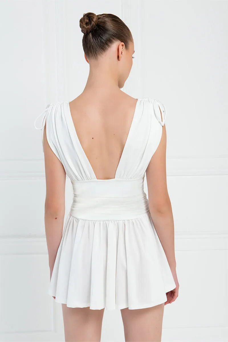 Summer Perfection Graceful Ruched Mini Dress