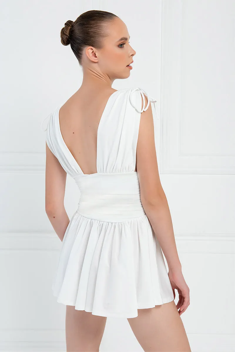Summer Perfection Graceful Ruched Mini Dress