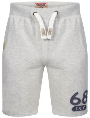 Sweat Shorts in Oatmeal Marl - Tokyo Laundry