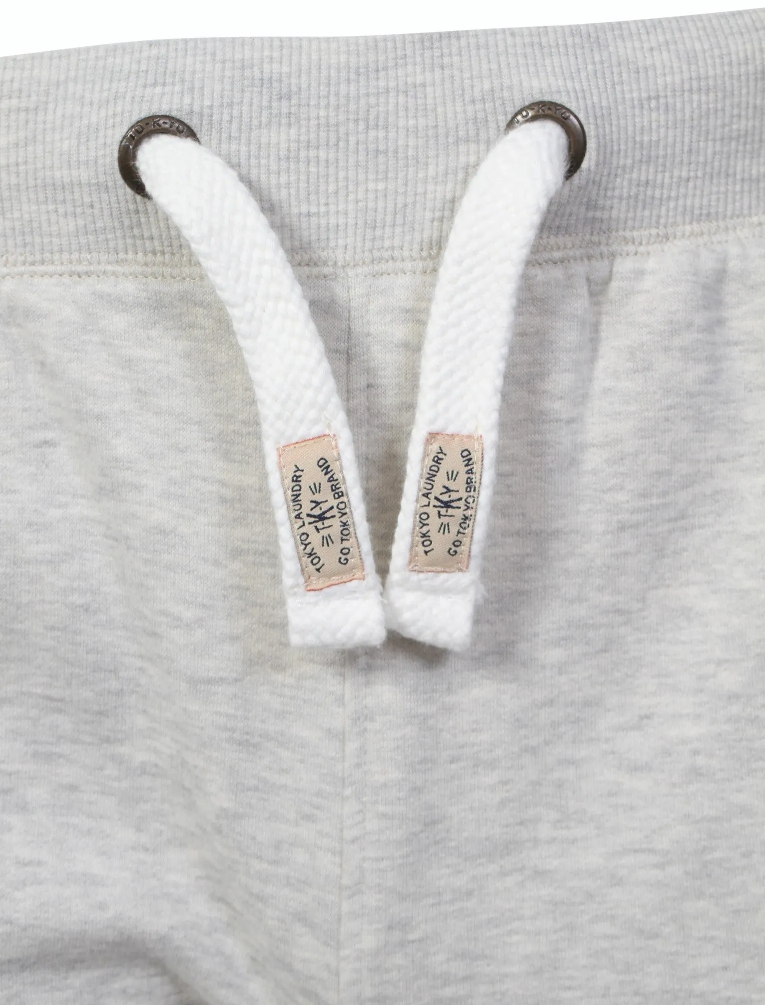 Sweat Shorts in Oatmeal Marl - Tokyo Laundry