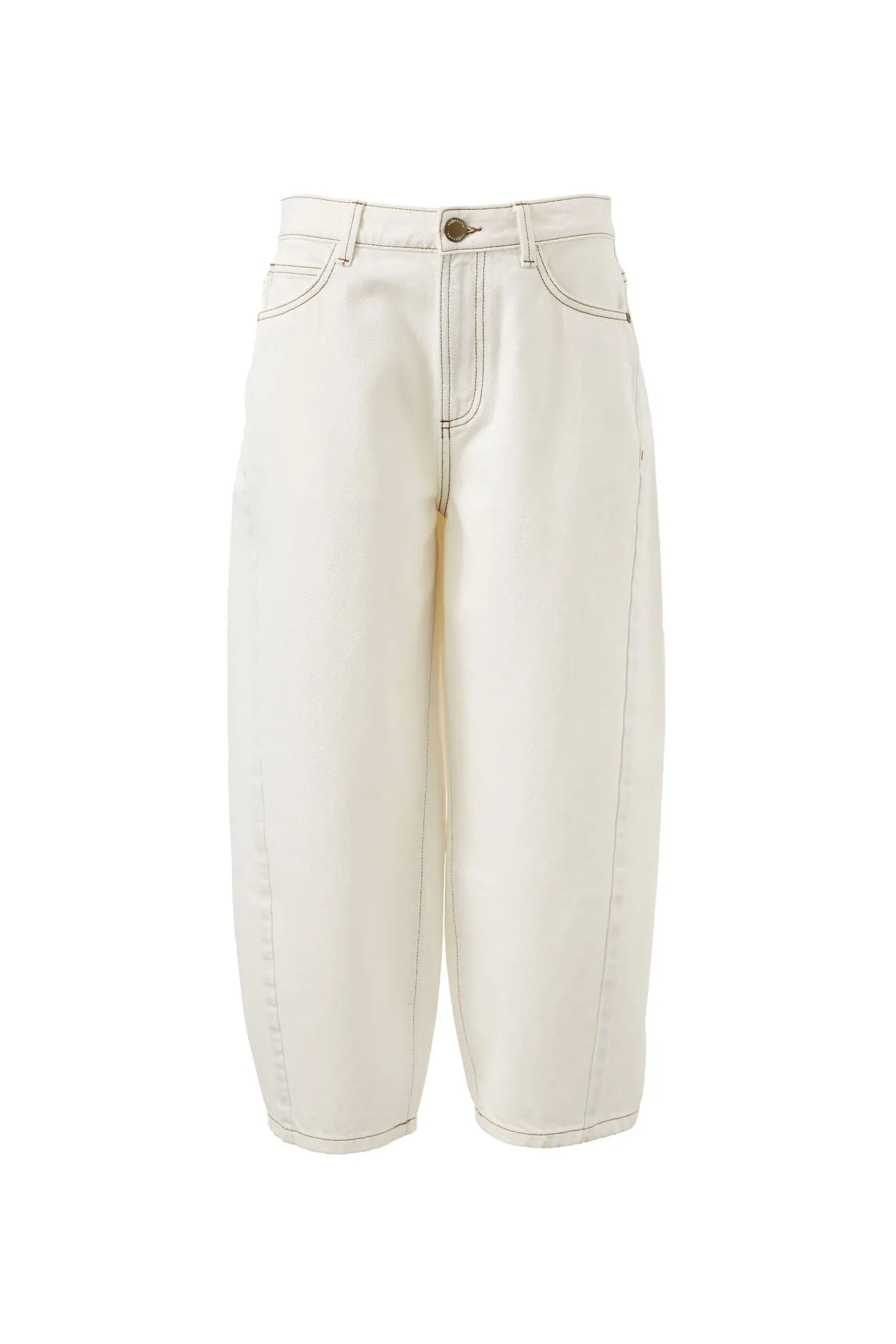 Tapered Barrel Jean -Fresh Ecru