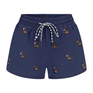 THE WOMEN'S CLASSIC SWIM SHORTS-NAVY