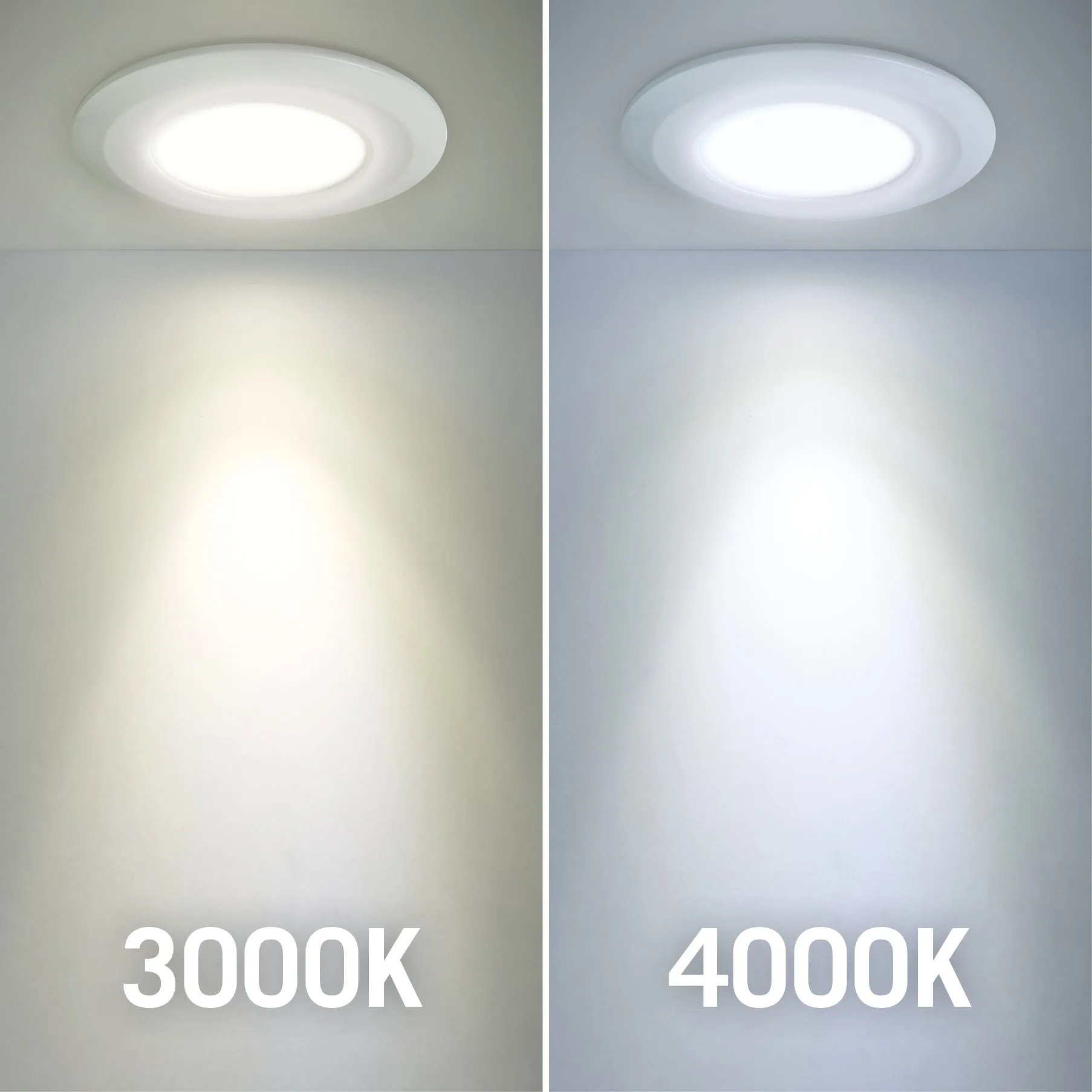 Wafer Thin Under Cabinet LED Puck Light, 3W, 12V, 250 Lumens, 3000K, Brilliant White or Chrome Finish