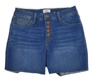 Women Shorts - Jeans Blue (5 buttons)