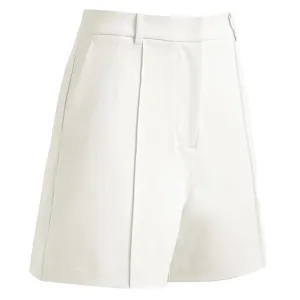 Womens Performance High Waist Shorts Chalk White - 2025
