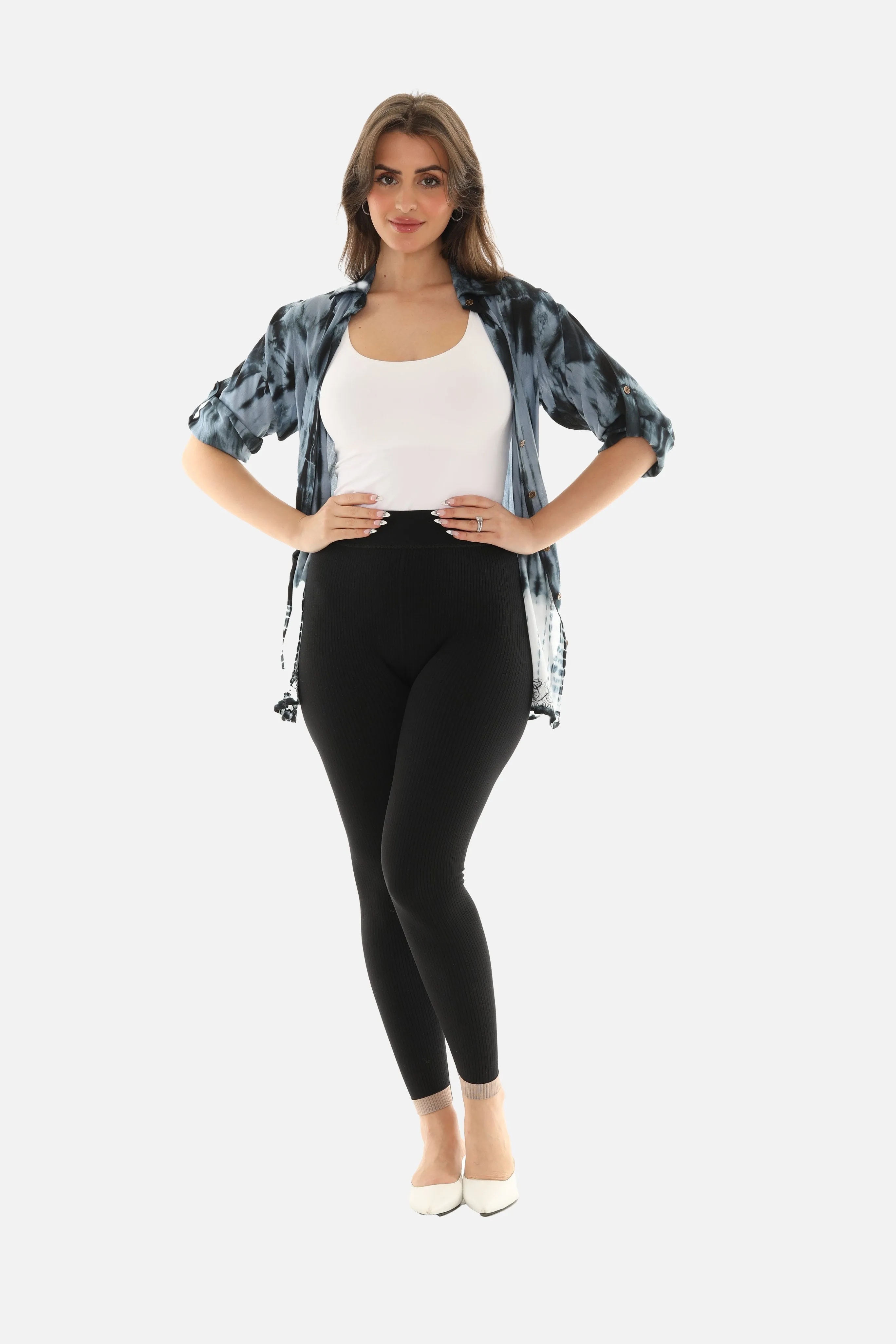 Women's Trendy Tie Dye Button Down Shirt